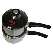 2 Qt Aluminum Lip Sauce Pan With Lid