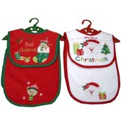 christmas bib &amp; burp