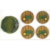 Tractor 4 Pc Coaster Set