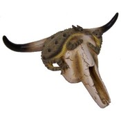 Horned Toad and Skull Figurine