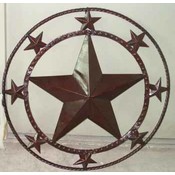 Metal Star Wall Deco