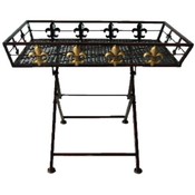 Fleur-De-Lis Collapsible Table