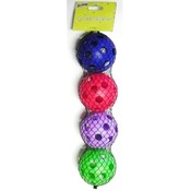 4 Pack Plastic Baseballs - Perforated(Case of 48)