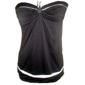 Fashion Solid Poly Rayon Spandex Tops