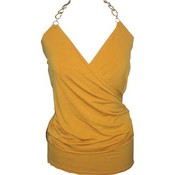 fashion  solid  poly  spandex tops