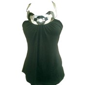 Fashion Solid Poly Spandex Tops