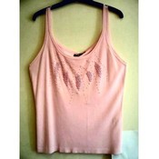 Ladies Plus Sizes Sweater Knit Embellished Tops