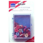100 Piece Buttons Assorted Colors