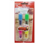 Cars 4 Pack Mini Scented-Highlighters