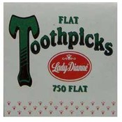 750 Piece Flat Toothpicks-Lady Dianne