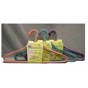 Large Hangers Wire Coated-10 Piece
