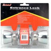 Entry Lock with 3 Key-Gold-Silver Clamshell