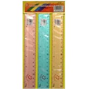 3 Piece. Metal Ruler