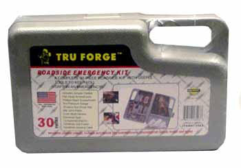 30 Piece Roadside Emergency Kit