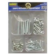 100 Piece Nuts-Bolts Assorted