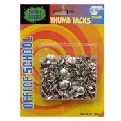 200 Piece Silver Thumb Tacks