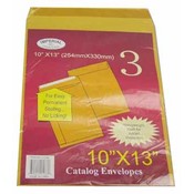 3 Pack Kraft Envelope 10"X13