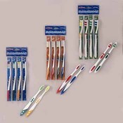 4 Pack Toothbrush Set-Each In Single Pack Assorted