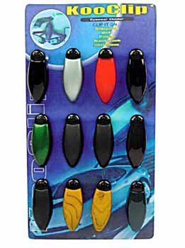 12 Piece Display Visor Clips-Assorted Colors