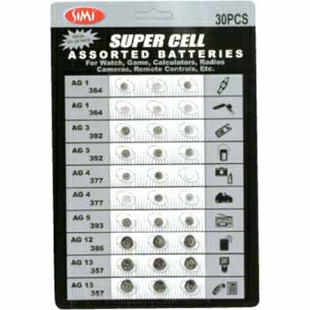 30 Pieces Button Cell