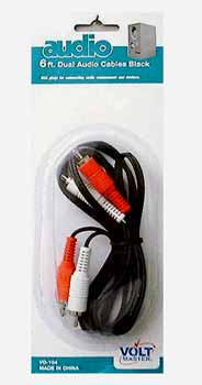 3 Foot RCA Cables