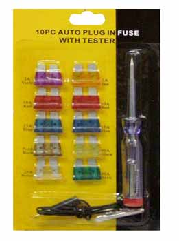 10 Piece Fuse with Tester