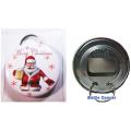 Santa Claus Merry Christmas Bottle Opener 2.25 in.