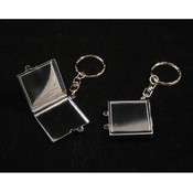 Blank Metal Keychain Picture Holder Square(Case of 80)