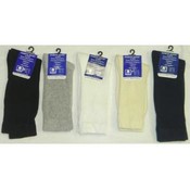 Knit Diabetic Crew Socks Mens 10-13