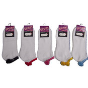 Ladies Ankle Pom-Pom Socks