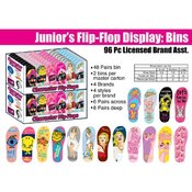 Women's Licensed Flip Flop Displays(Case of 48)