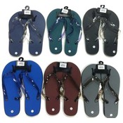 Men's Solid Colored Flip Flops(Case of 72)