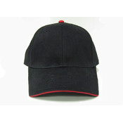 Brushed Twill Sandwich Cap With Adjustable Strap