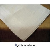 17 x 17  Bulk White Handkerchiefs