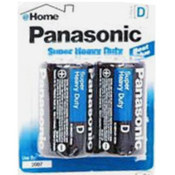 2 Pack D Size Panasonic Batteries