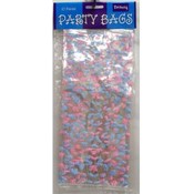 10-Count Cello Lunch Bags - Pink &amp; Blue Dots