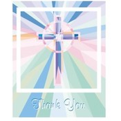 Stained Glass Party Thank Yous(Case of 4)