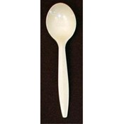 Plastic Soup Spoons - Bulk