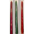 12" Metallic Taper Candle Assortment
