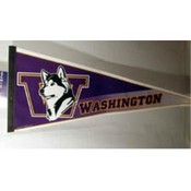 University of Washington Huskies Team Pennant