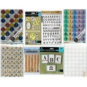 Scrapbooking Embellishments - Letters &amp; Numbers