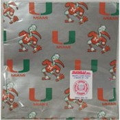 Miami Hurricanes Gift Wrap