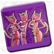 Girls Night Out Coasters(Case of 6)