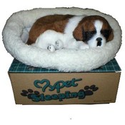 Life-like Breathing St. Bernard Puppy