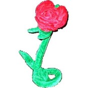 25"  Plush Bendable Rose