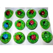 Light Up Ladybug Glide Ball W/Display
