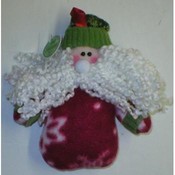 7" Christmas Plush Santa