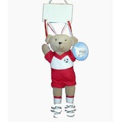 10.5" Plush Soccer Player Bear