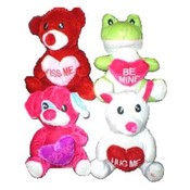 7" Assorted Valentine Animals