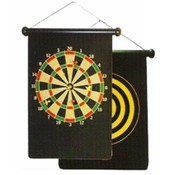 Magnetic Roll-Up Double-Sided Dart Board